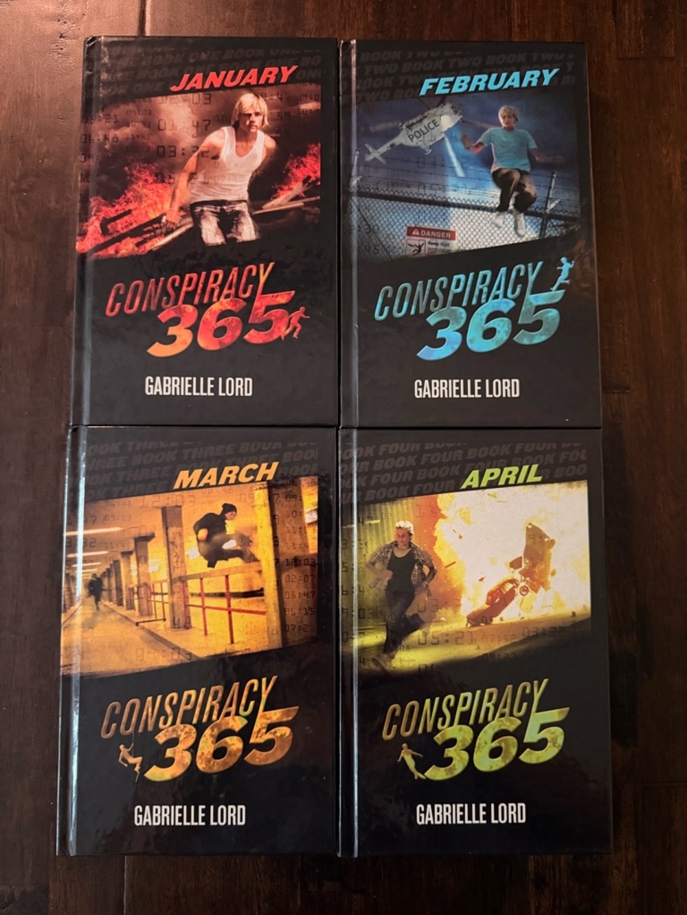 Conspiracy 365 Book Set - January-April by Gabrielle Lord